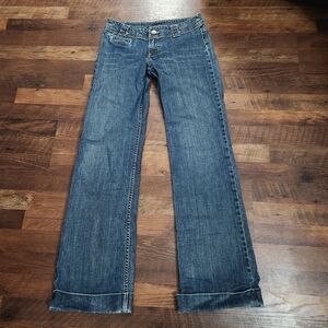 Women's Banana Republic Stretch Trouser Denim Jeans Sz 00